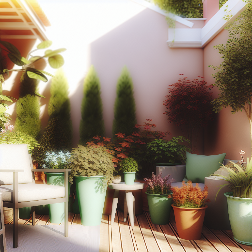 Patio transformation before